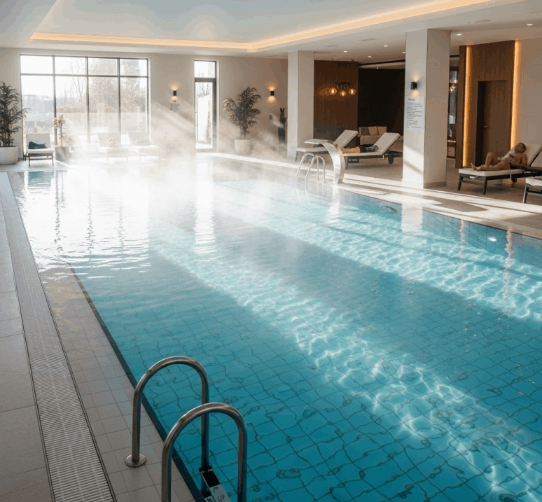 Kapalı havuz, ısıtmalı havuz, dört mevsim havuz, kış havuzu, termal havuz, spa havuzu, otel havuzu, villa kapalı havuz, havuz ısıtma sistemleri, nem alma sistemleri, havuz iklimlendirme, kapalı havuz yapımı, kapalı havuz maliyeti, Düzce kapalı havuz, konforlu havuz, spor salonu havuzu, sağlık kulübü havuzu, yüzme havuzu ısıtma, havuz dezenfeksiyonu, kapalı alan havuzu, iç mekan havuzu, modern kapalı havuz, cam tavan havuz, kapalı havuz aydınlatması, havuz ısı pompası, havuz eşanjörü, enerji verimli havuz, kapalı havuz bakımı, lüks kapalı havuz, hidroterapi havuzu, tuz odası havuzu